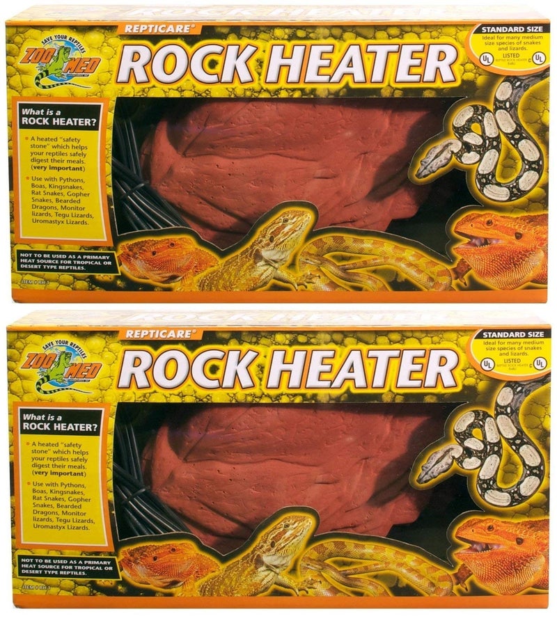 Zoo Med 2 Pack of ReptiCare Rock Heaters, Mini, 5 Watt (2 Items)